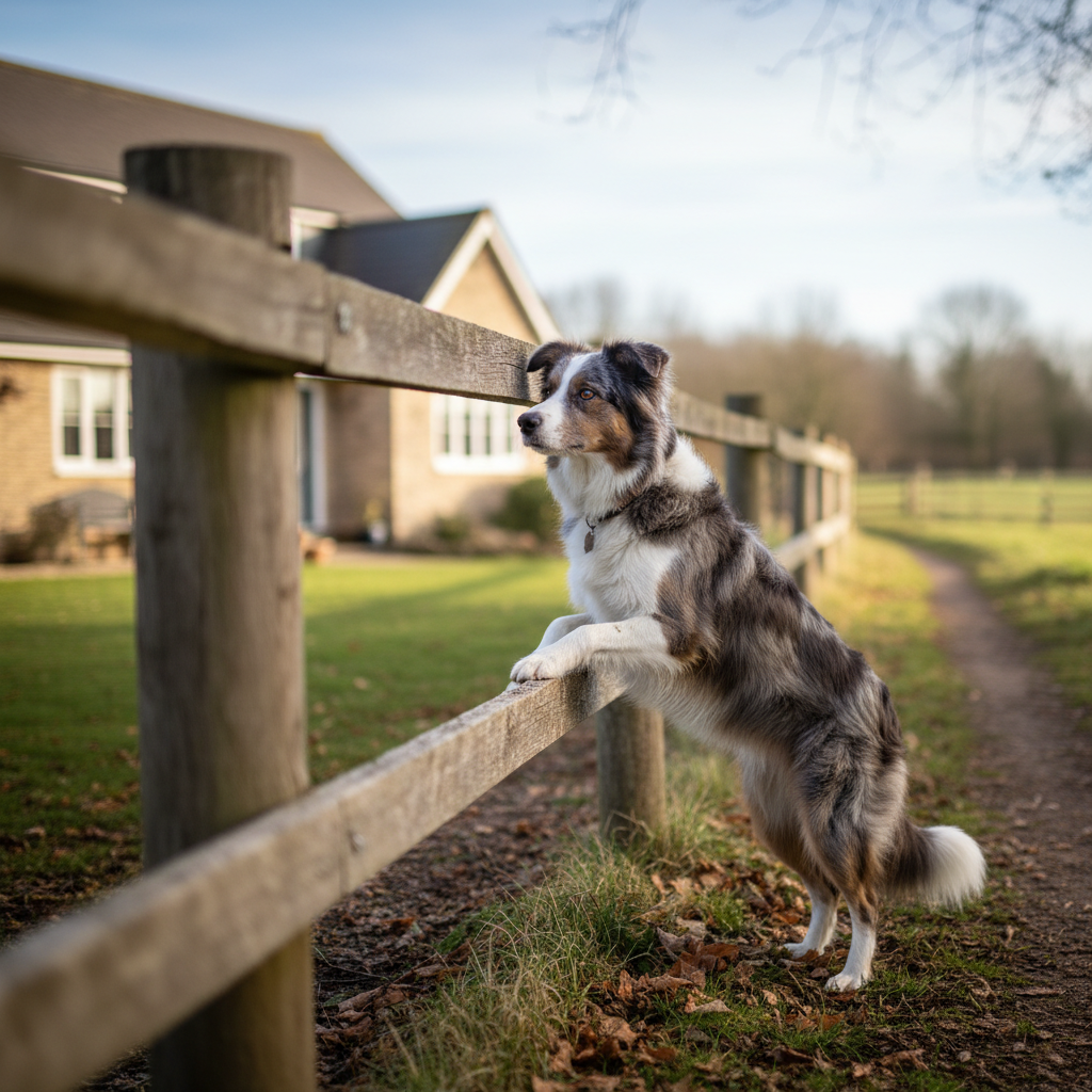 Pourquoi votre chien fugue-t-il ? Comprendre pour mieux agir — illustration générée par IA