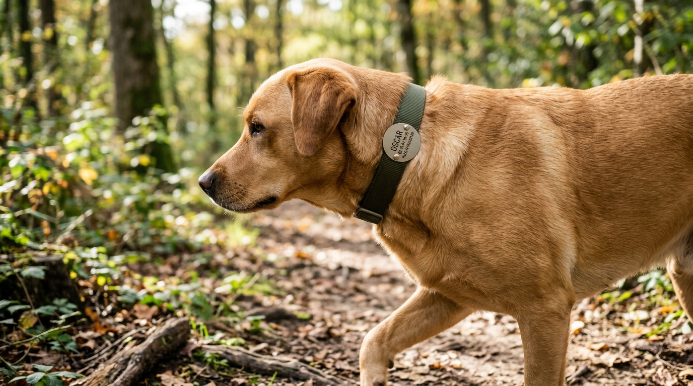 Médaille Identification Chien Fugueur : Guide & Comparatif 2025 : médailles connectées vs médailles classiques