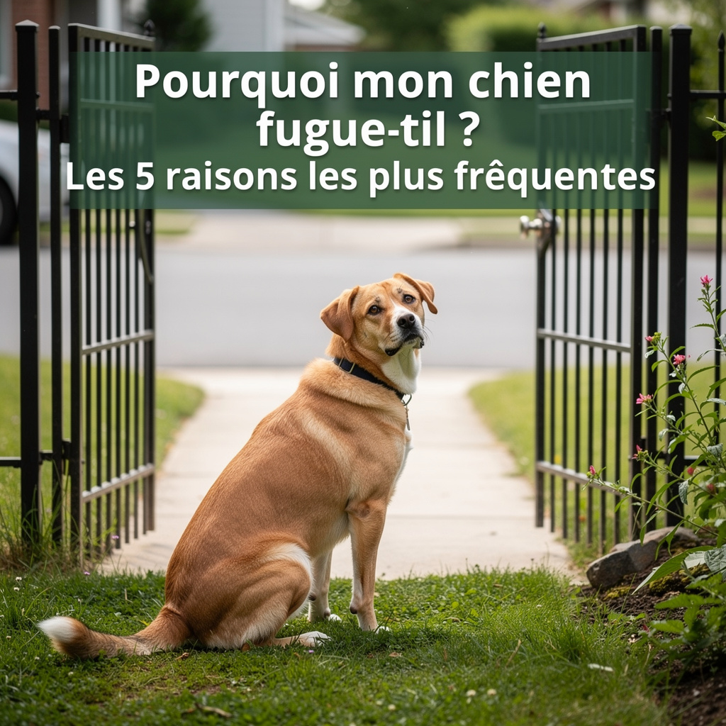 Pourquoi mon chien fugue-t-il ? Les 5 raisons les plus fréquentes