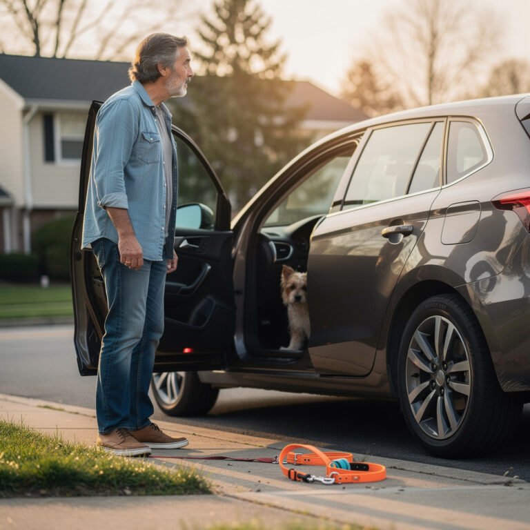 Mon chien fugue en voiture, que faire ?