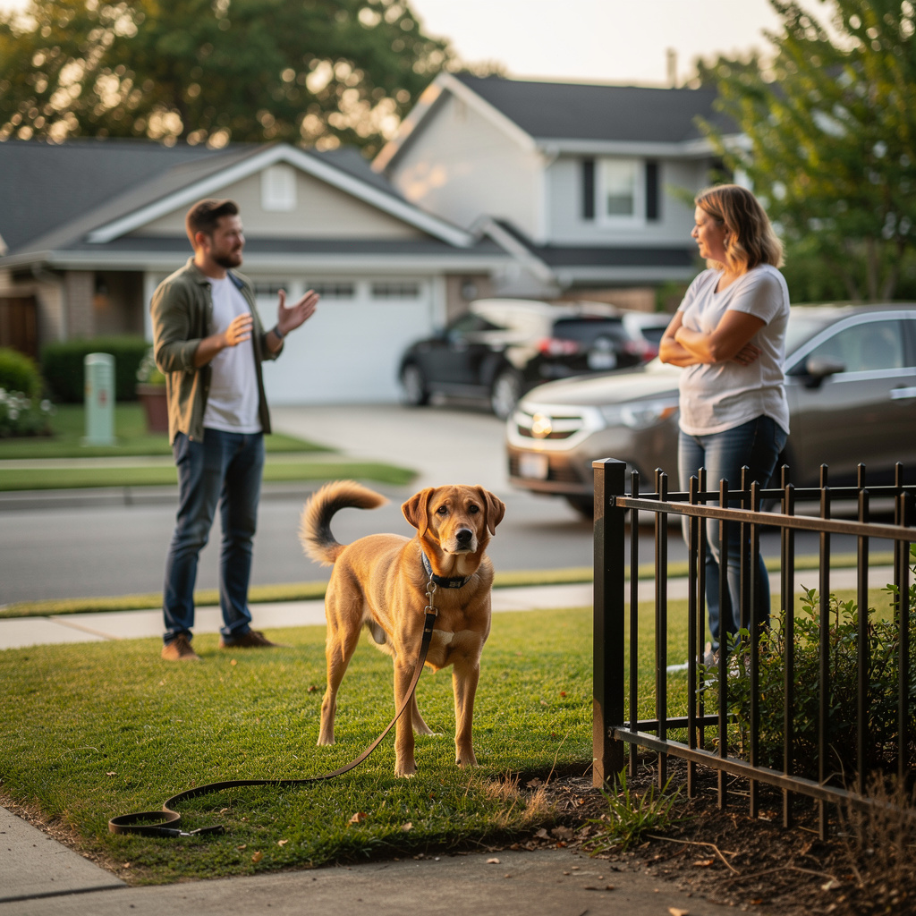 La fugue du chien peut-elle aggraver les relations de voisinage ?