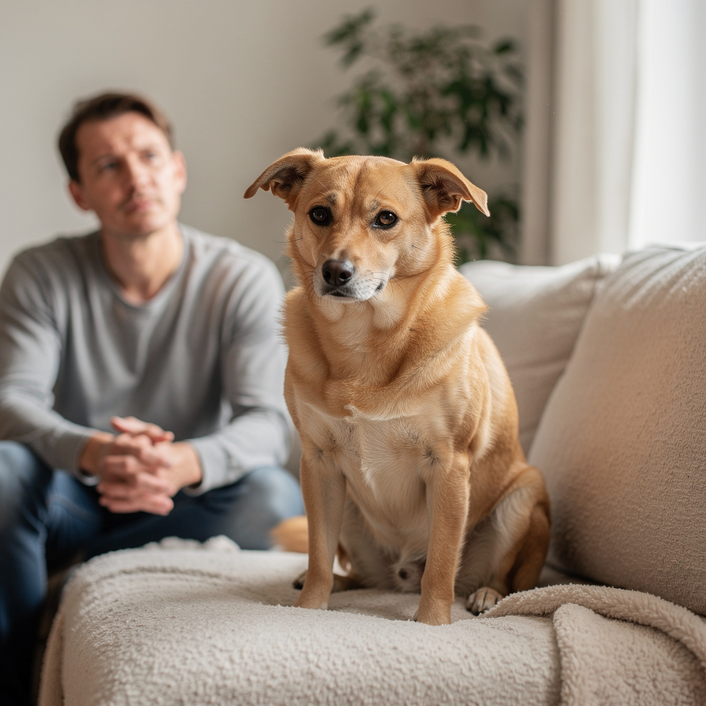 Mon chien a changé de comportement après une fugue, est-ce normal ?