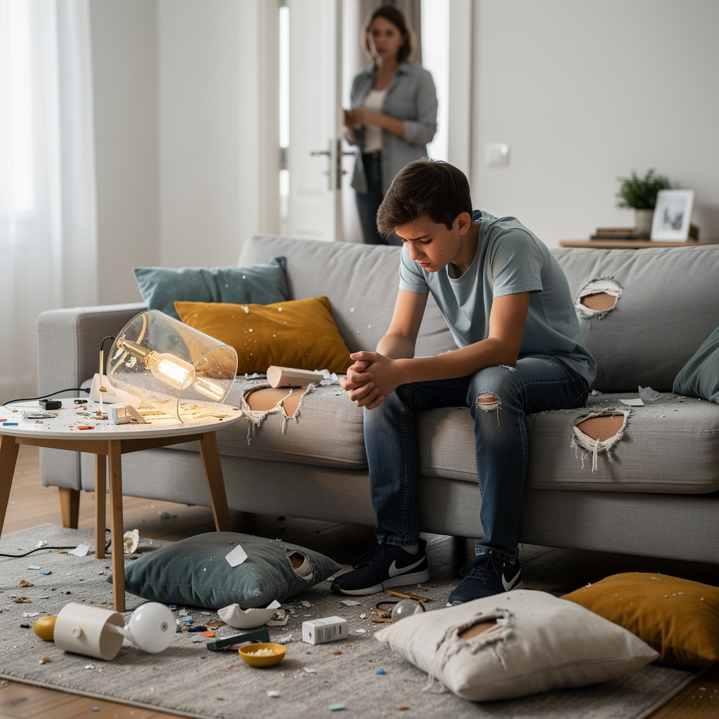Comment la destruction du mobilier après une fugue est-elle liée à l’anxiété ?
