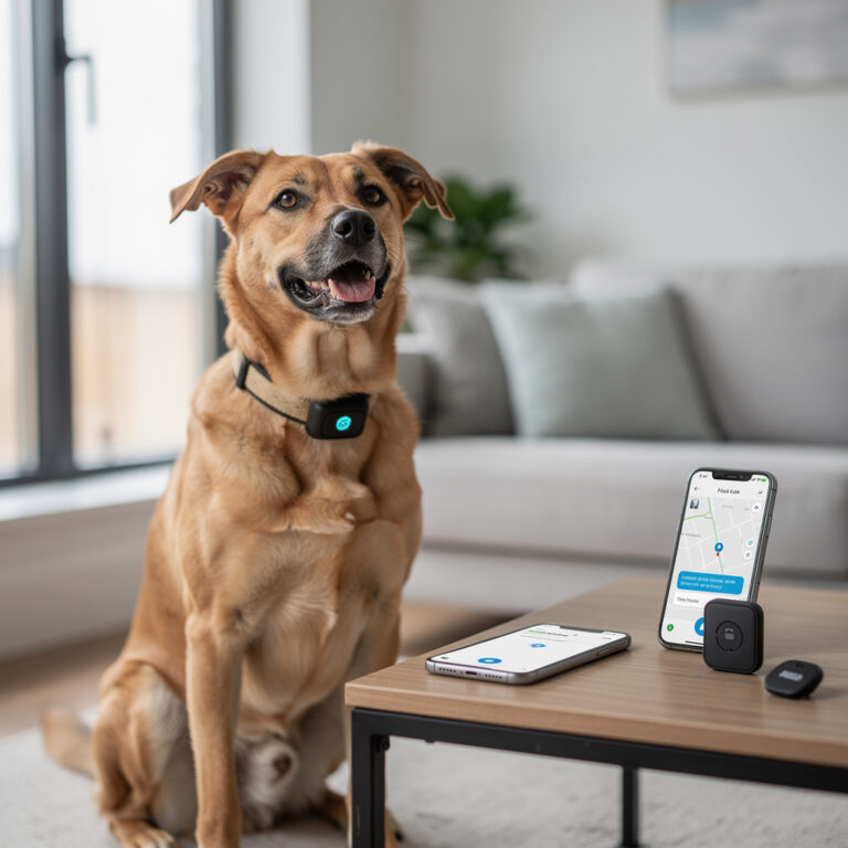 Quels équipements connectés existent pour alerter en cas de fugue immédiate du chien ?